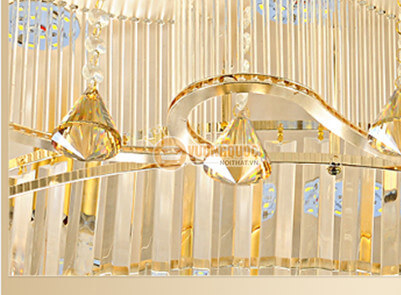 Đèn ốp trần pha lê cao cấp kiểu dáng sang trọng CM206-14